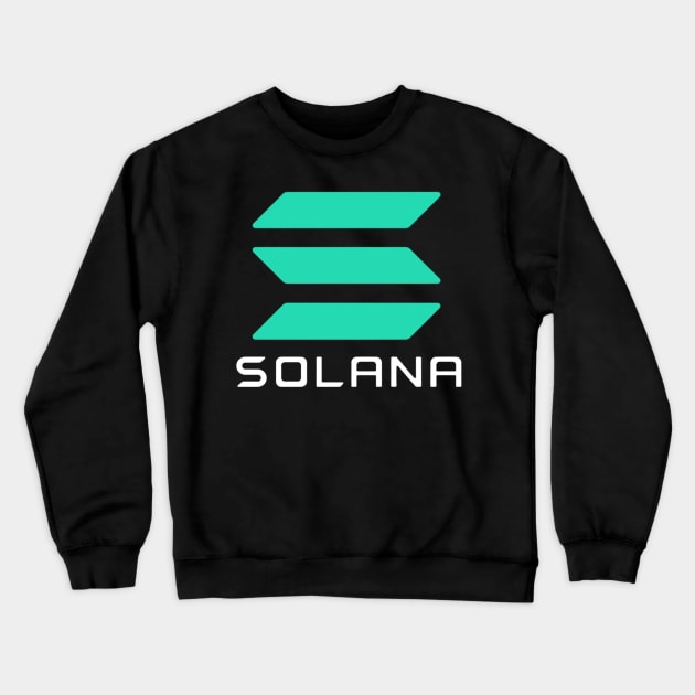 Solana crypto Crewneck Sweatshirt by Sloop